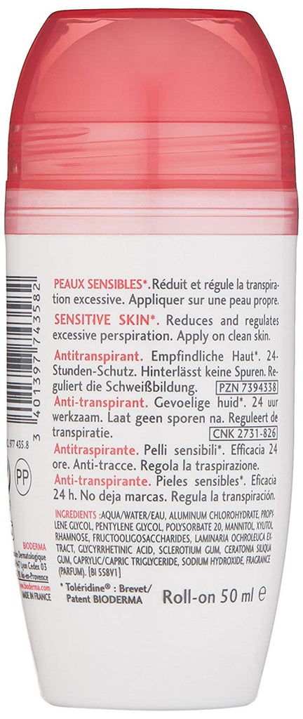 Bioderma Sensibio Antiperspirant Deodorant 1.67 fl oz