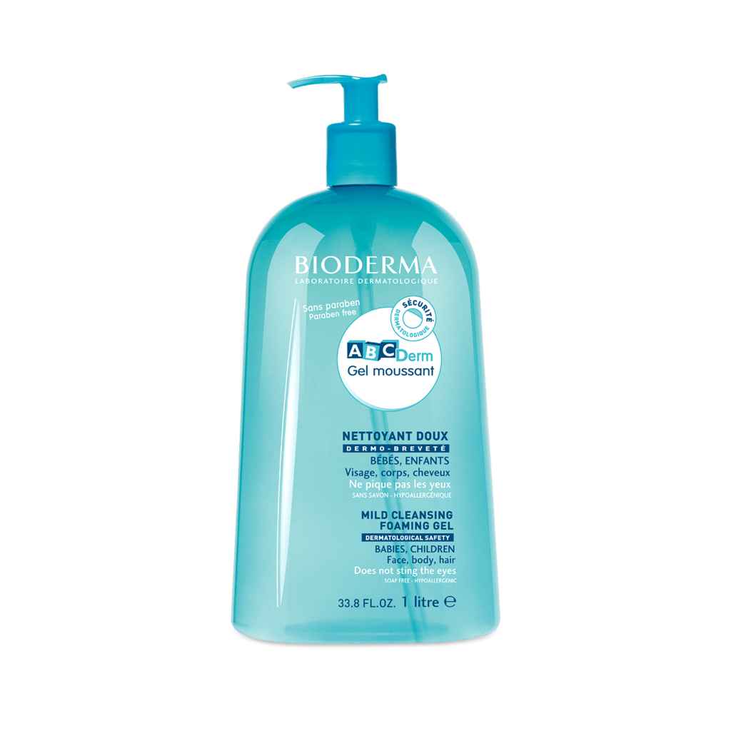 Bioderma ABCDerm Foaming Cleansing Gel for Babies - 33.8 fl. oz.