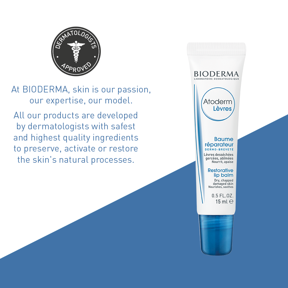 Bioderma Atoderm Restorative Lip Balm for Dry or Chapped Lips