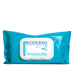 Bioderma Abcderm H2O Water Biodegradable Wipes, 60 count