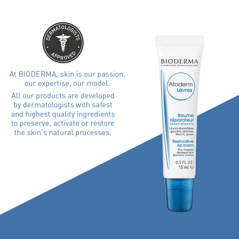 Bioderma Atoderm Restorative Lip Balm for Dry or Chapped Lips