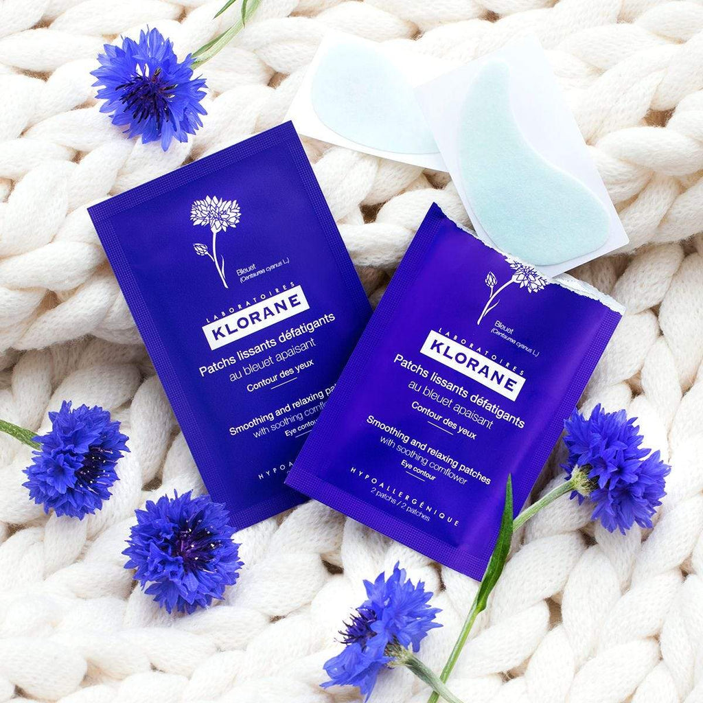 Klorane Smoothing and Relaxing Patches with Soothing Cornflower